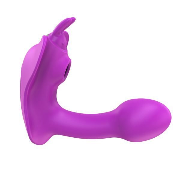 ALLURBE Public Vibrator Butterfly Scuktion For Clitoris Sucking 4