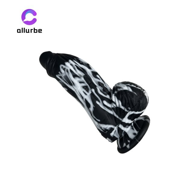 ALLURBE T. rex Mixed Color Dragon Dildo 3