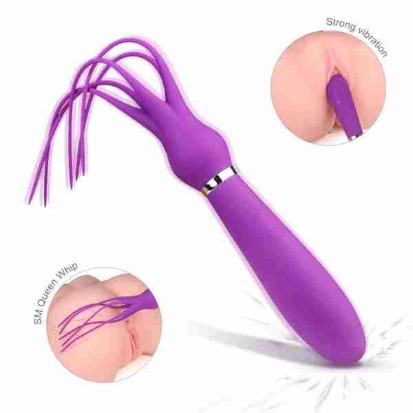 ALLURBE Squid-Multifunctional SMG-Spot Vibration Massager purple color 1