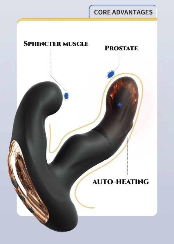 BUCKLE PROSTATE MASSAGER G SPOT VIBRATOR 5