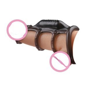 Male Penis Extender Vibrating Cock Ring 9