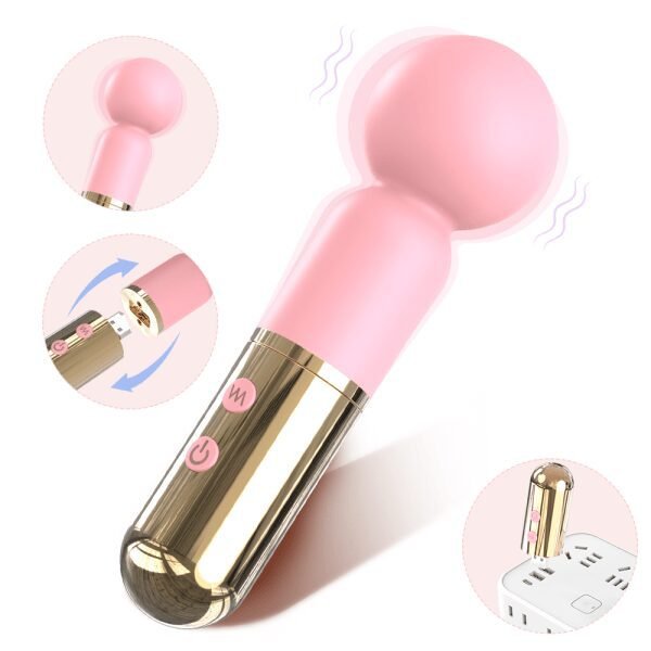 ALLURBE Dragon C-Vibrating Vagina Clitoris Massager Pink Color