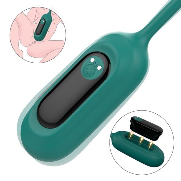 ALLURBE Highline-Wireless Remote Control Vibrator Bullet green color