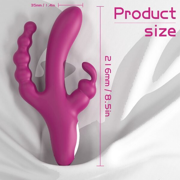 ALLURBE Joker-Triple Vibrator Rabbit Tapping G-spot Vibrator 4