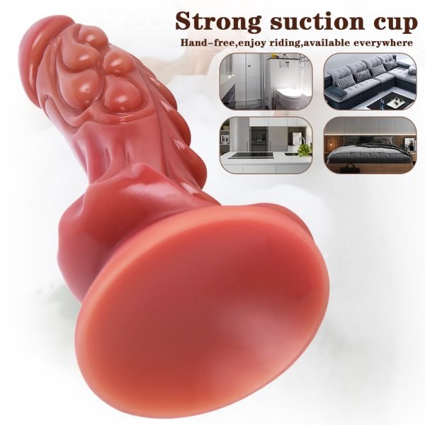 Fire Kirin-Inspired Dildo for Sensational Play suction cup