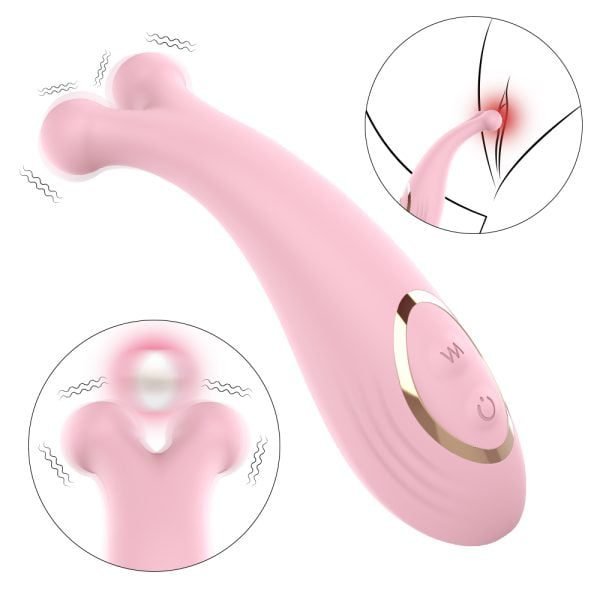 ALLURBE Ocean Angel-Clit Massage Nipple Stimulator Pink 1