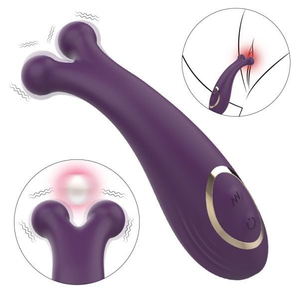 ALLURBE Ocean Angel-Clit Massage Nipple Stimulator Purple 1