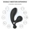 AUB-642 Monki 2 in 1 Prostate Stimulation Clitoral Massage VIBRATING METHOD