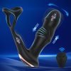 AUB-645-2 Loach v2 Wiggling Thrusting Anal Plug With Cock Ring 10 function details