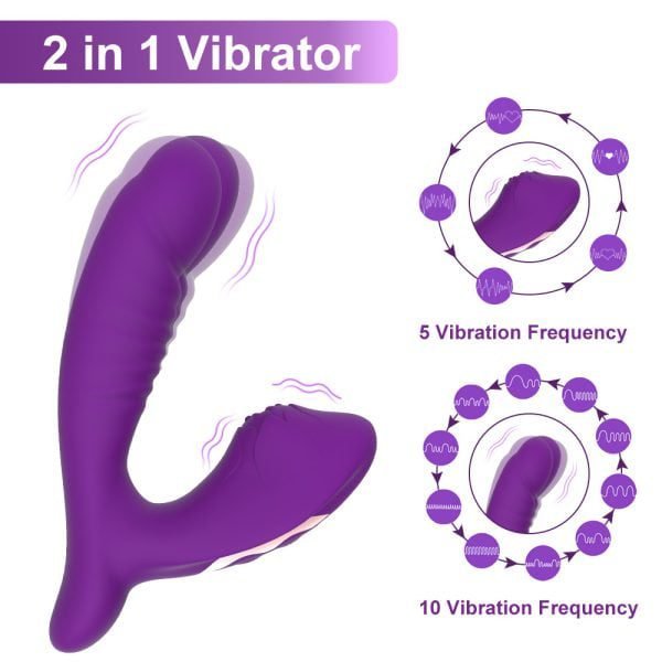 Wireless Remote Control Lay ON Vibrator 2 in 1 function