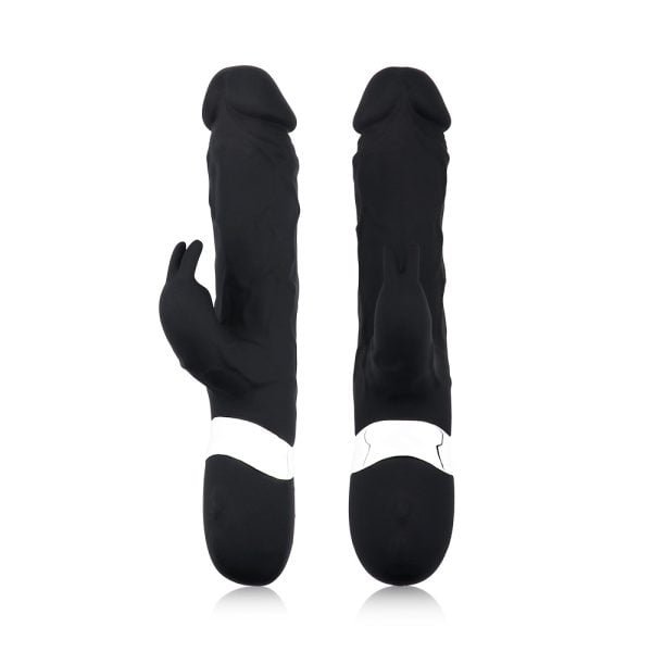 black color Realistic Rabbit Wand Vibrator