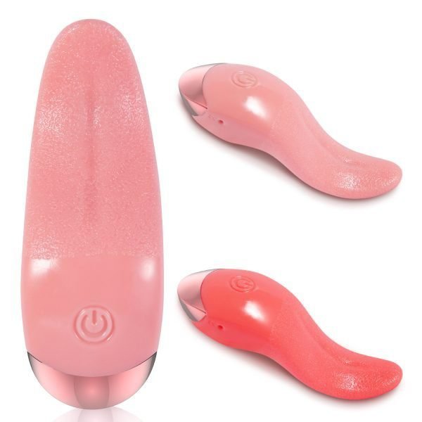 AUB-893 Tongue Pro Realstic Tongue Licking Vibrator different colors