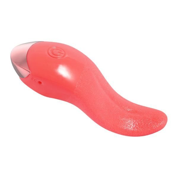 Red color AUB-893 Tongue Pro Realstic Tongue Licking Vibrator