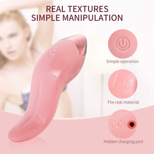 AUB-893 Tongue Pro Realstic Tongue Licking Vibrator operation method