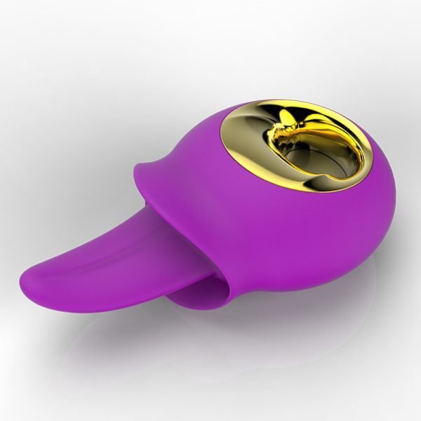 Purple Color Clitoral Tongue Licking Vibrator