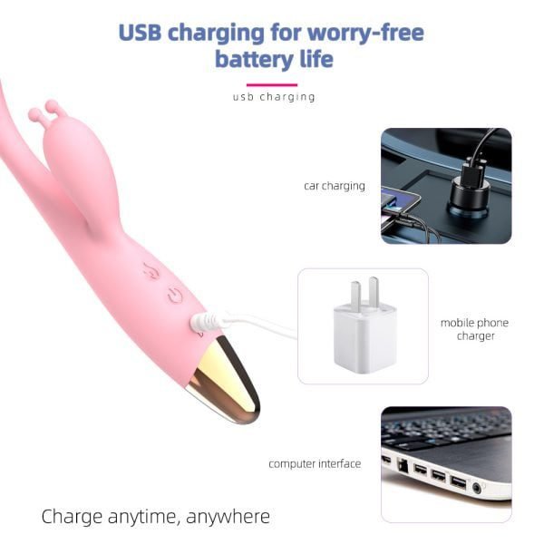 usb charging of Finger Shaped Rabbit Vibrator