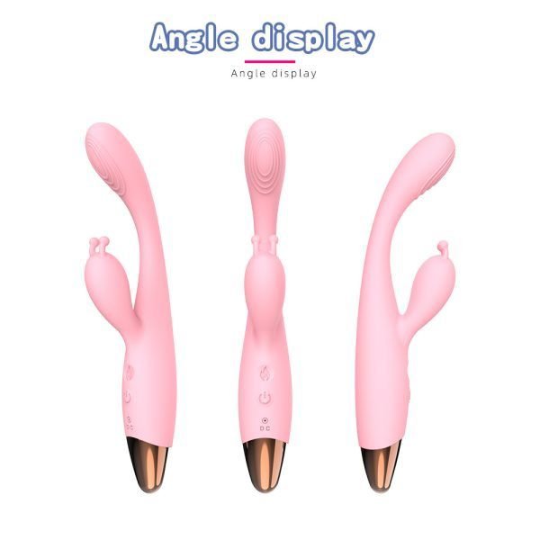 pink color Finger Shaped Rabbit Vibrator