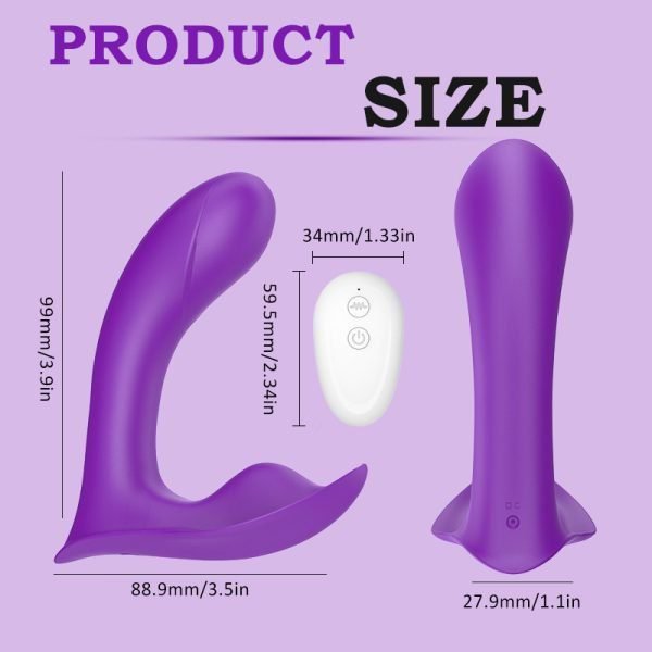 size of G-Spot Lay On Vibrator