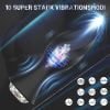 10 vibration modes display of Luxury Jewelry Design Vibrating Anal Plug