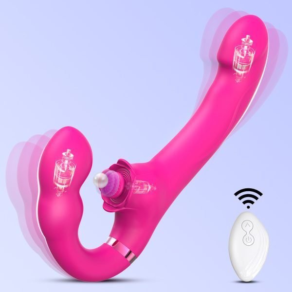 Strap-on Dildo Vibrators For Couples wireless remote control