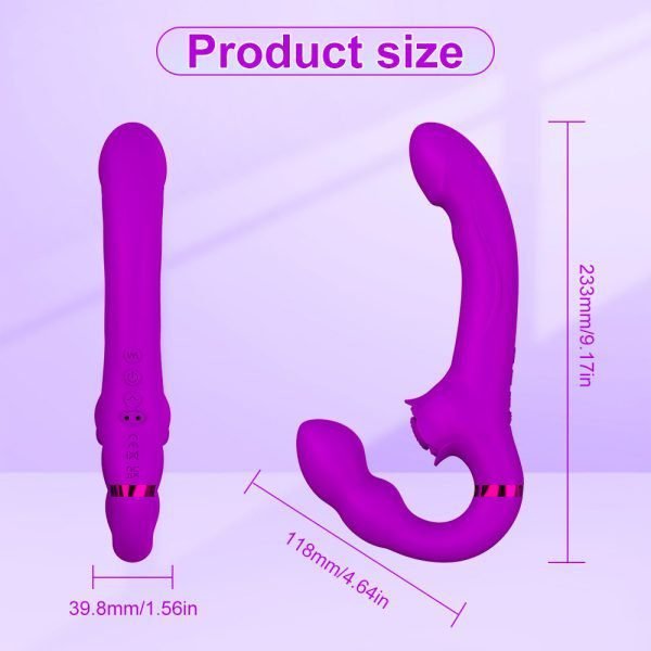 size of Strap-on Dildo Vibrators For Couples