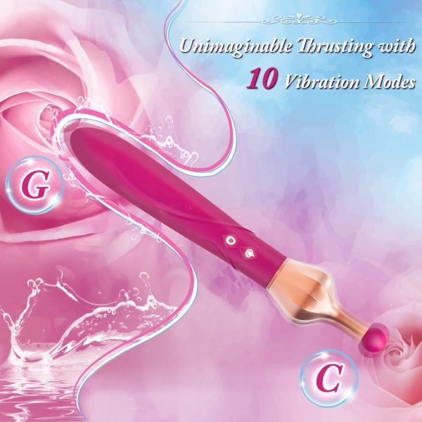 red color 3 Head G Spot Vibrator Clitoral Stimulation