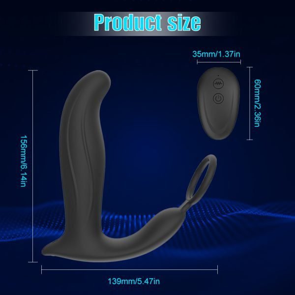 Vibrating Anal Plug Vibrating Cock Ring size information