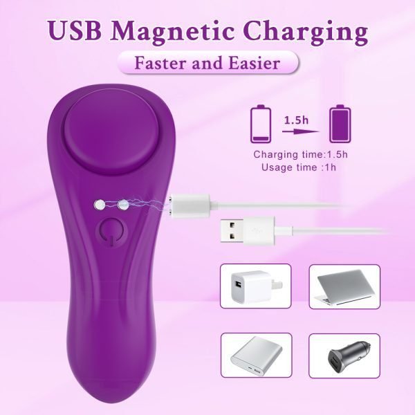 usb charging of Magnetic Suction Invisible Wareable Vibrator