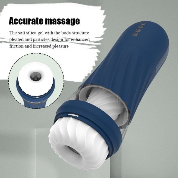 AUB-4109 FUKM-3 in 1 Male Masturbator Accurate Massage