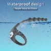 AUB-1324 Rabbit Ring Vibrating Cock Ring With Clitoral Stimulation 7 waterproof design