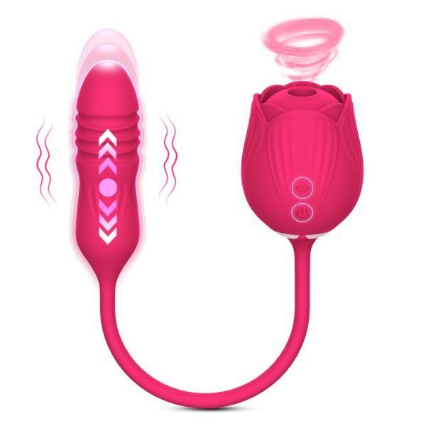 AUB-3009 Wild Rose-10 Function 2-in-1 Rose Vibrator