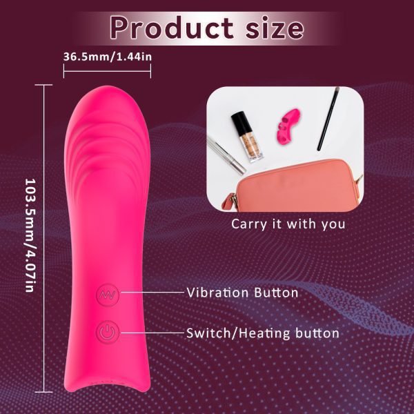 AUB-3019 Fish Scales-10 Function Modes Finger Vibrator Size Information