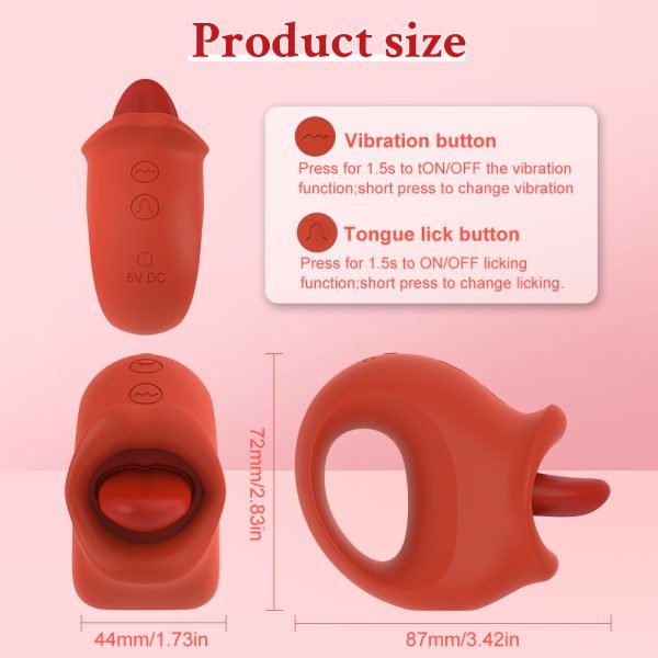 AUB-898 Pomelo Tongue Licking Vibrator 10