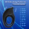 AUB-3050 10-Speed Vibrating Remote Control Cock Ring 2