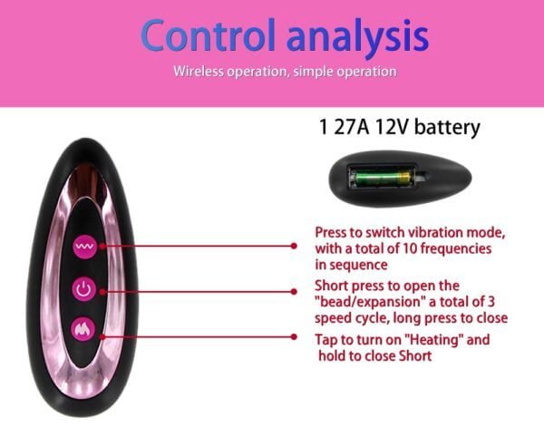 AUB-DS1401 Wolf Realistic Remote Controlled Dildos 7