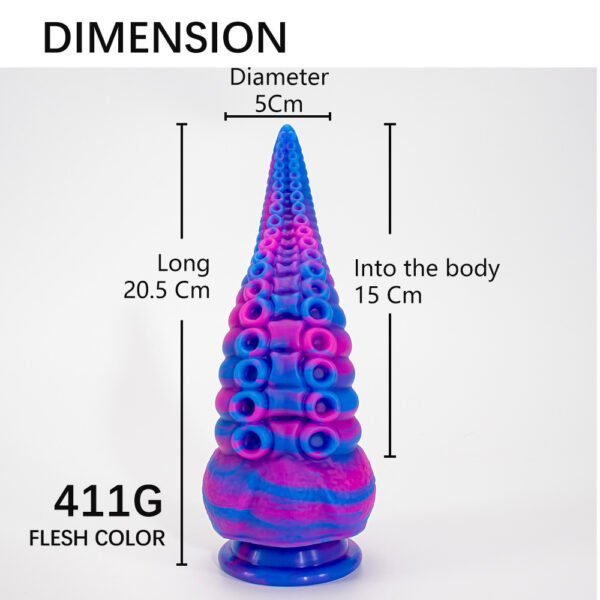 AUB-DS1326 Different Shape Colorful Huge Dildos 3