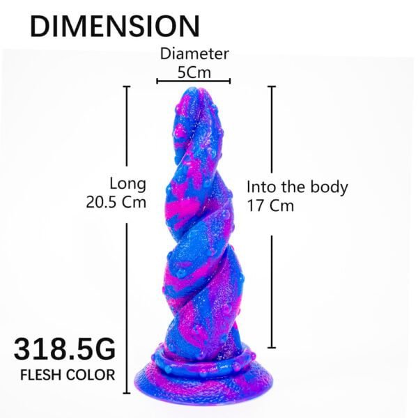 AUB-DS1326 Different Shape Colorful Huge Dildos 5