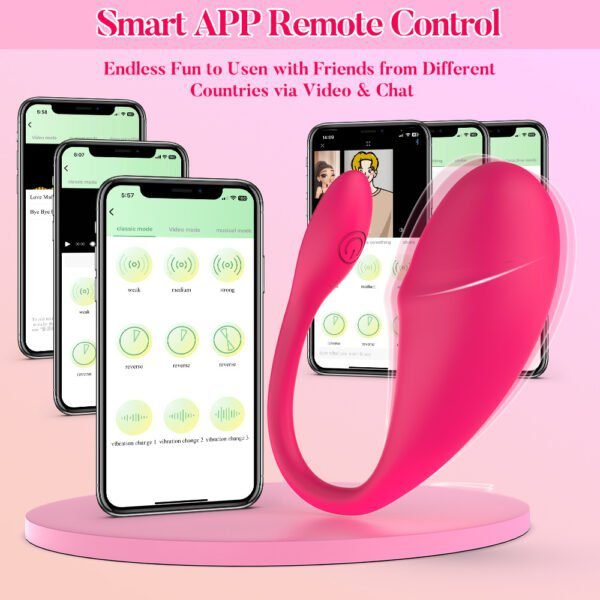 AUB-3054 9 Vibrating Modes App Controlled Wareable Vibrator3