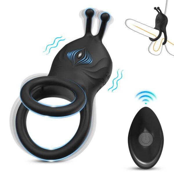 AUB-3055 10 Mode Wireless Remote Control Cock Ring