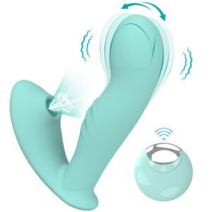 AUB-3060 8 Modi 2 In 1 Diskrete Vibratoren, grüne Farbe1