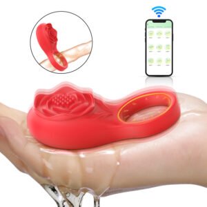 AUB 3041 9 Modes App Controlled Vibrating Penis Ring1