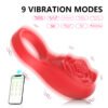 AUB-3041 9 Modes App Controlled Vibrating Penis Ring - Image 3